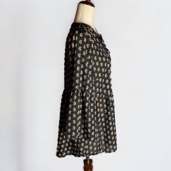 Anthropologie Sundays In Brooklyn Paisley Peplum Top‎ - Picture 2 of 6